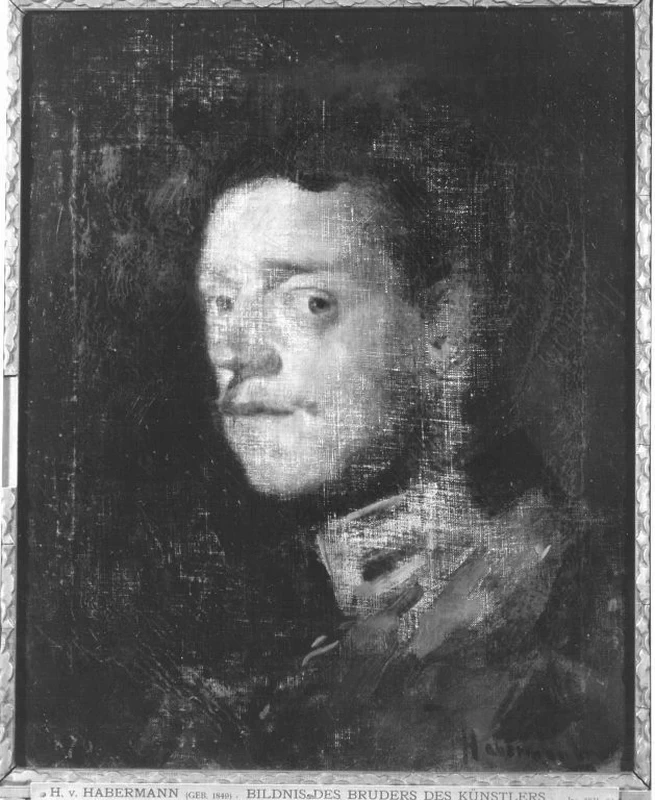 Hugo von Habermann - Il fratello in uniforme, Bavarian State Painting Collections